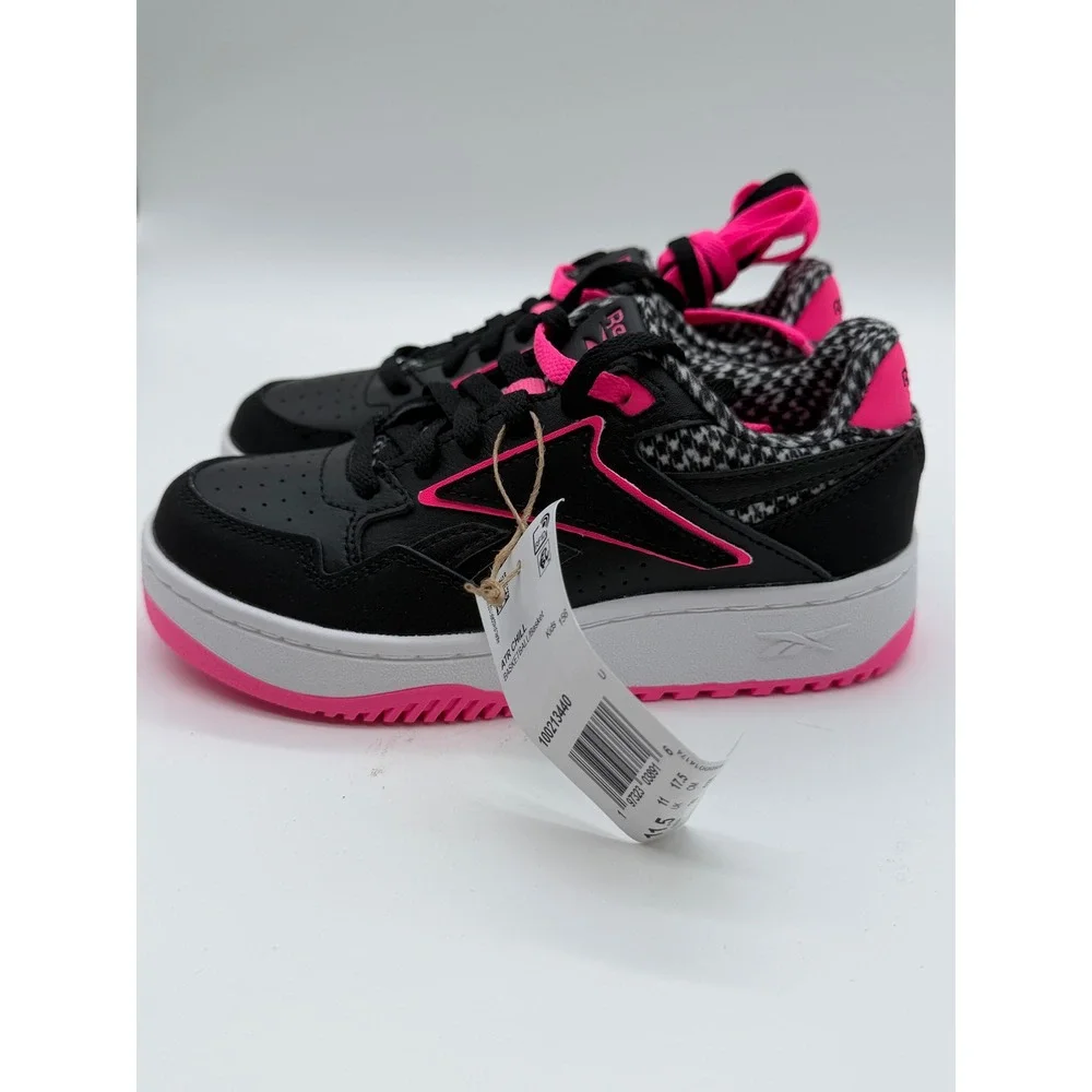 Reebok ATR Chill Kids‎ Basketball Shoes Black Pink White 100213440 Size 11.5 NEW